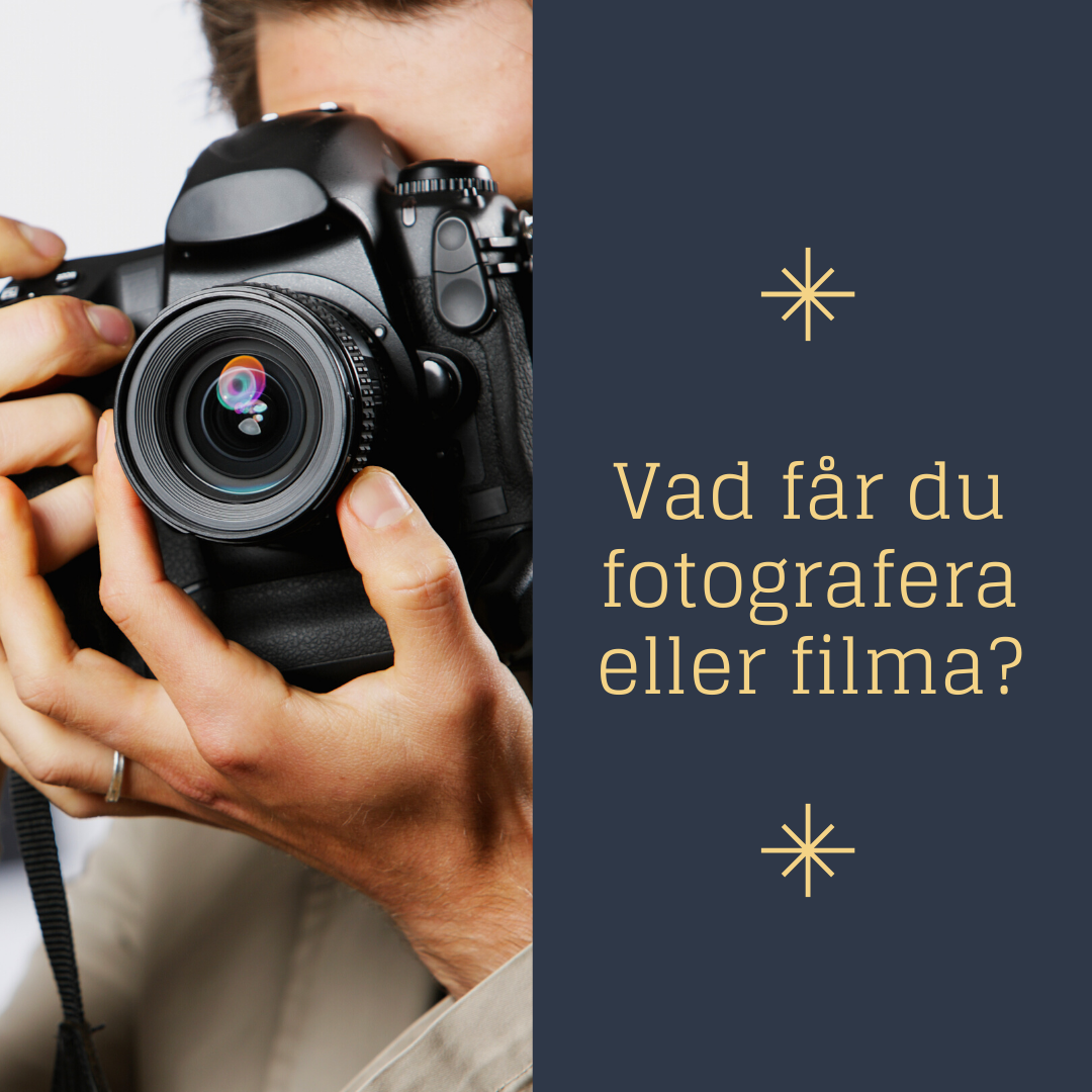 Vad får du fotografera eller filma?