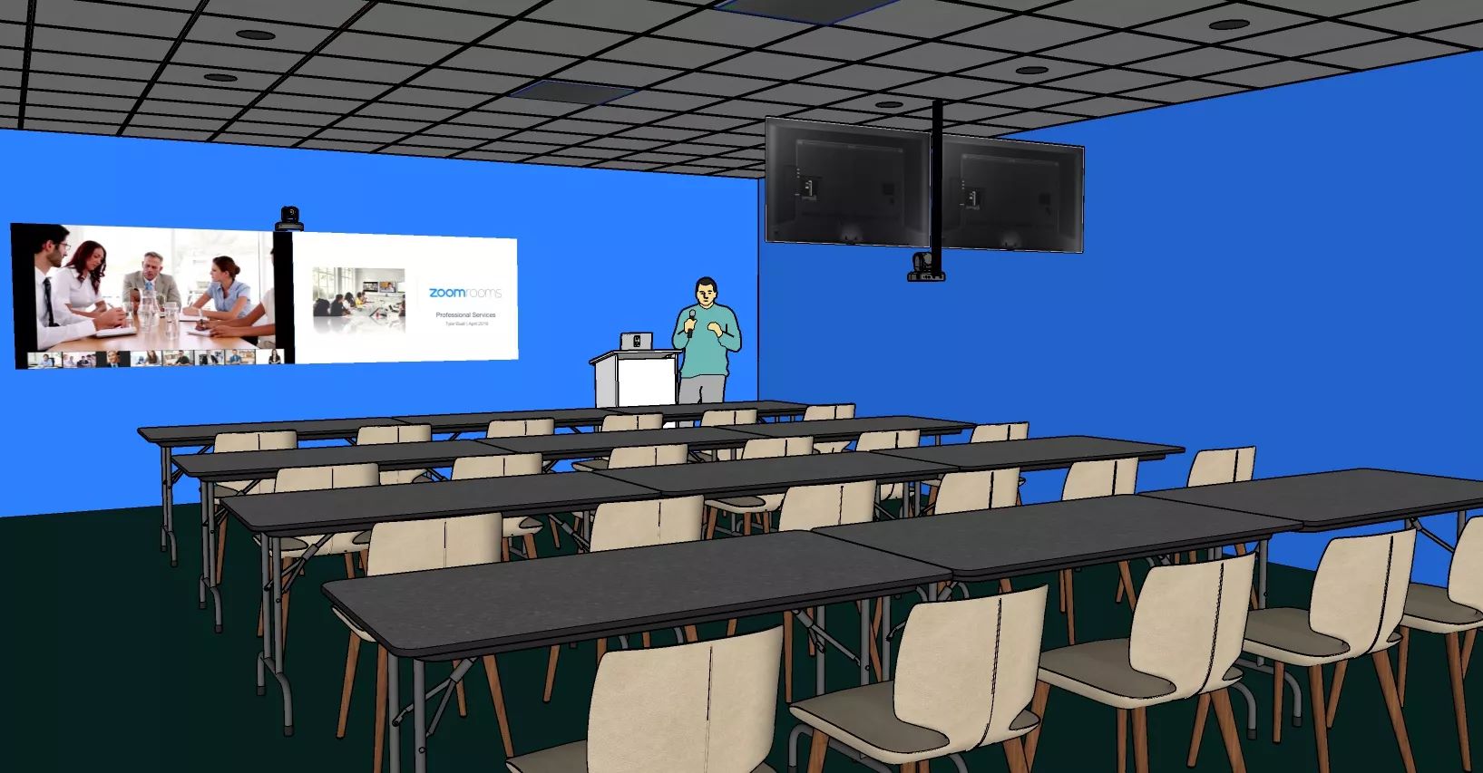 Nu tar vi klassrummen in i framtiden – hybridklassrum!