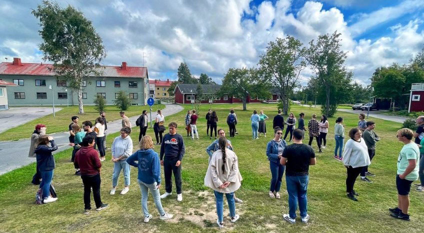 SI-elever på Kalix Folkhögskola